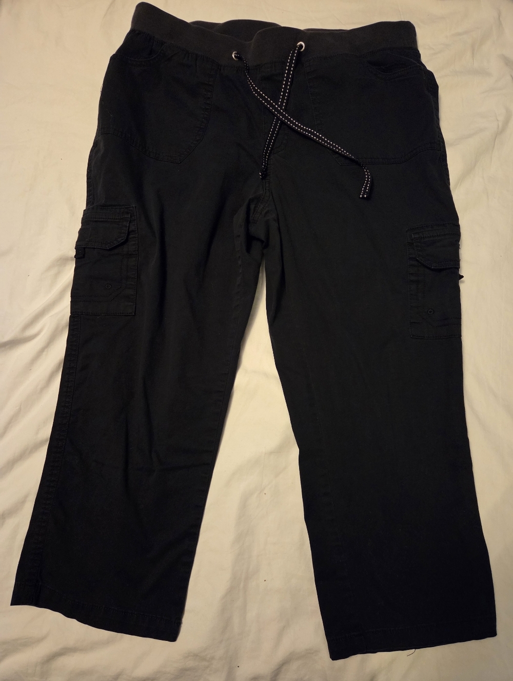 Cato Womens Black Capri Pants Medium